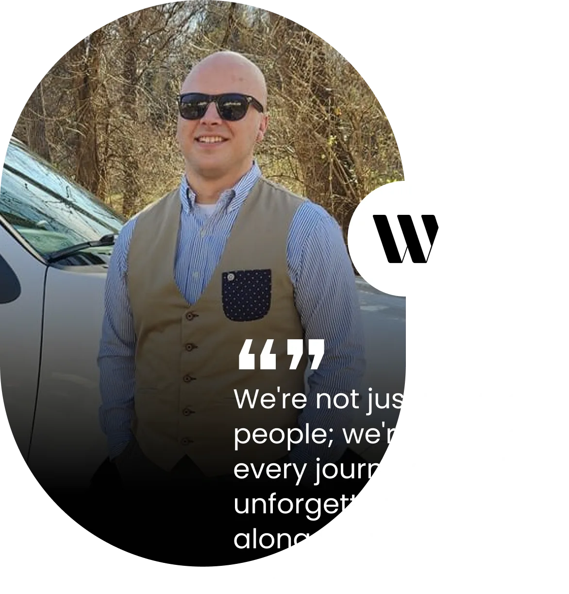 Joshua Hoff, founder of WhiskMe Transportation in Bardstown Kentucky